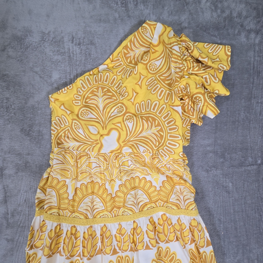 FARM RIO Ainika Tapestry One Shoulder Dress - Picture 4 of 7